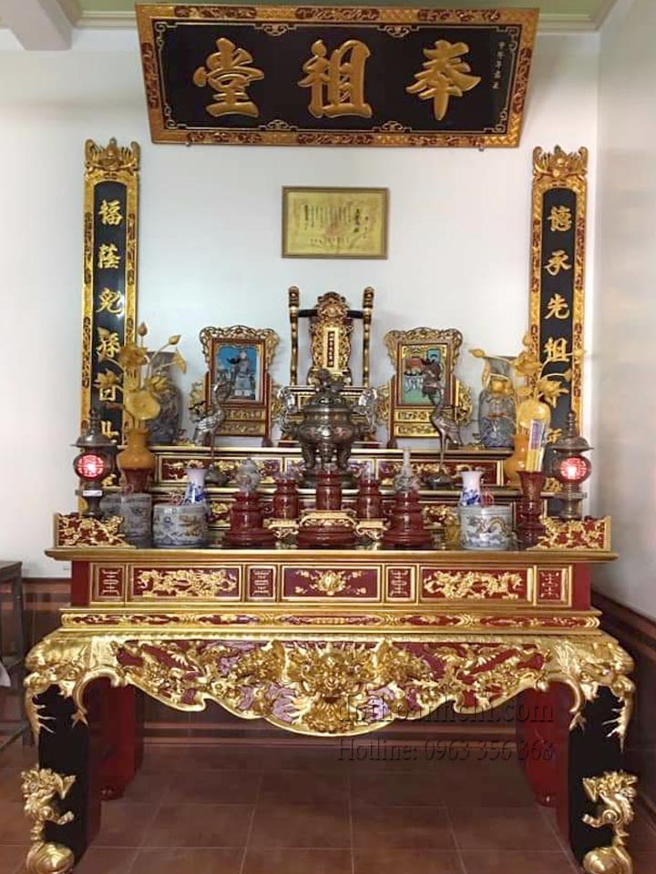 Những mẫu bàn thờ đẹp ở Việt Trì cho nhà biệt thự  