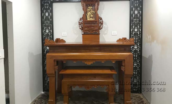 Mẫu bàn thờ gỗ đẹp giá tại xưởng sản xuất, không qua trung gian 