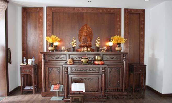 Tủ thờ đẹp hợp phong thủy giá rẻ tại nội thất Tân Minh Chính 